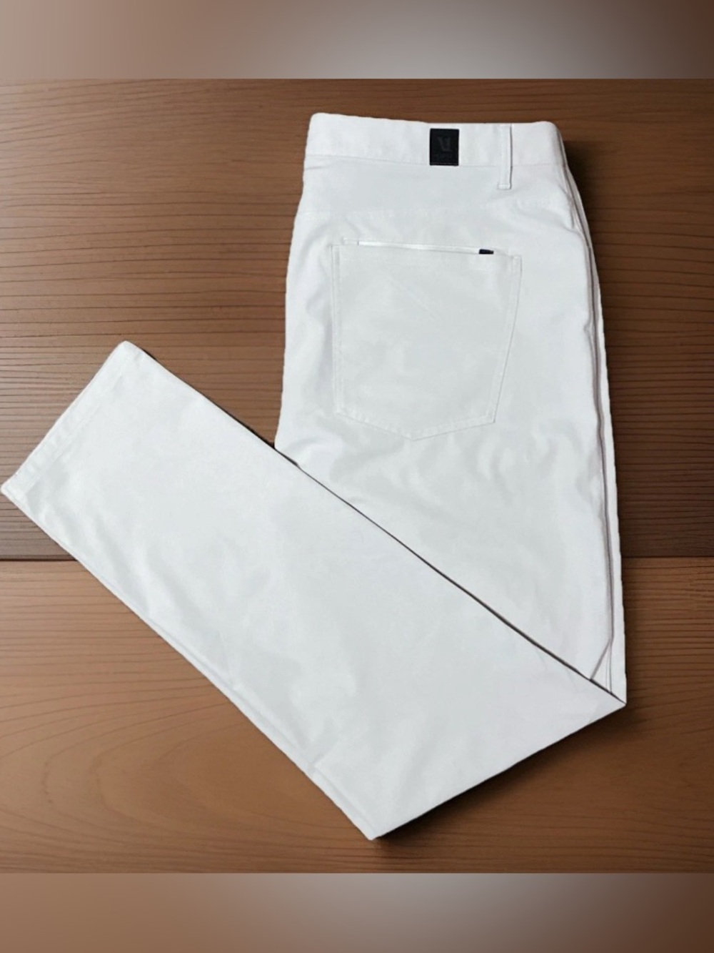 Vuori Pants Meta 5-Pocket V430-S Sz 36x31 Silver Athletic Mens Performance